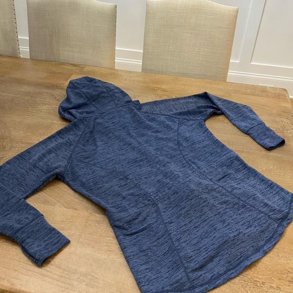 Blue long sleeve Athleta zip hoodie - Picture 5 of 6